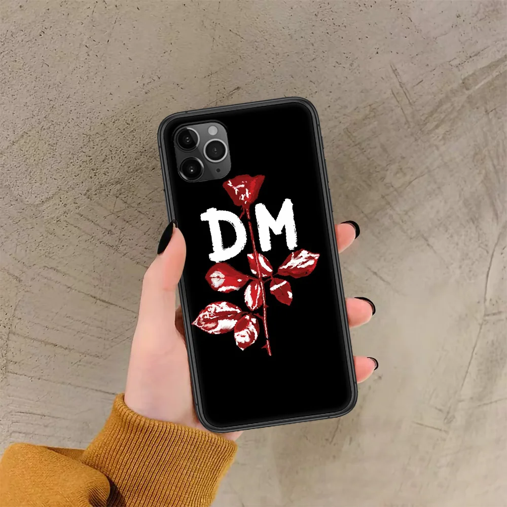 

Depeches band Mode Phone Case For Iphone 4 4s 5 5S SE 5C 6 6S 7 8 Plus X XS XR 11 12 Mini Pro Max 2020 black Cover Fashion Coque