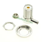 UHF Female SO239 SO-239 Jack прямоугольный припой разъем 90 градусов LMR195 RG58 RG400 RG142 кабель