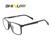 shinu male glasses frame tr90 wholesale eyewear optical frame men spring hinge eyeglasses can customized logo for wholesale