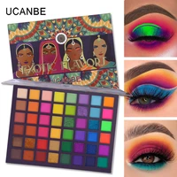 ucanbe 48 colors exotic flavors eyeshadow palette pressed glitter shimmer matte eye shadow beauty minerals cosmetics set