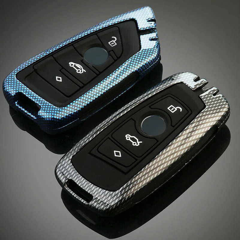 

Stylish Metal Smart Car Key Fob Case Cover Holder Shell Keychain Accessories Bag For BMW 5 7 Series X1 X3 X4 X5 X6 X7