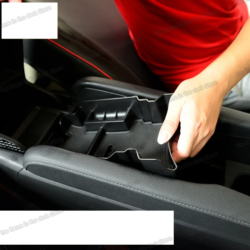 Автомобильный подлокотник ящик для хранения контейнер поддон чехлов honda civic 2016 2017
