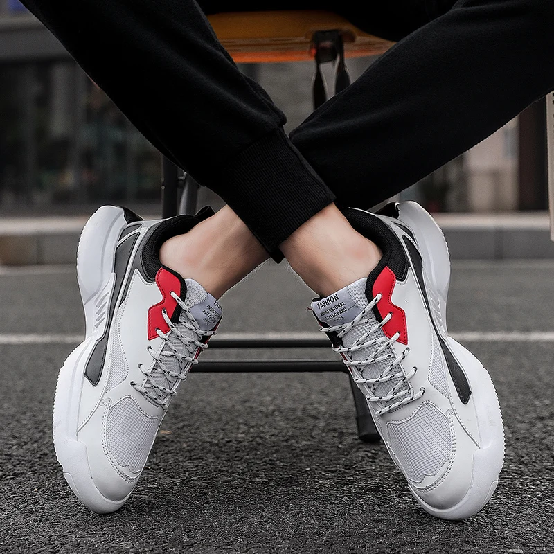 

Running Shoes For Men Summer Sneakers Breathable Mesh Outdoor Sport Shoes Men Lace Up Male Shoes