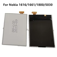 100pcslot for nokia 1616166118005030 lcd screen display replacement parts for nokia 1616 1661 1800 5030 display screen parts