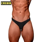 Мужские трусы стринги из хлопка sпанси, желтые трусы танга, бандаж, стринги, сексуальное нижнее белье для мужчин, гей-трусы, AD7113, 2019