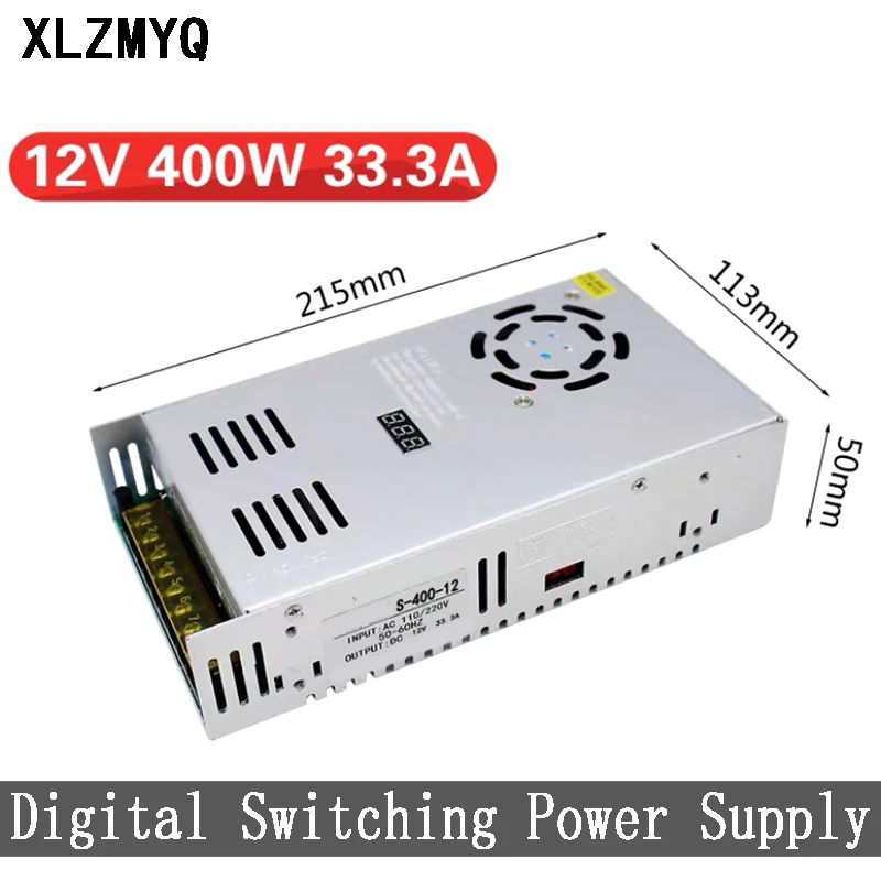 Регулируемый импульсный источник питания с цифровым дисплеем 300 Вт 360 400 500 600 110 В