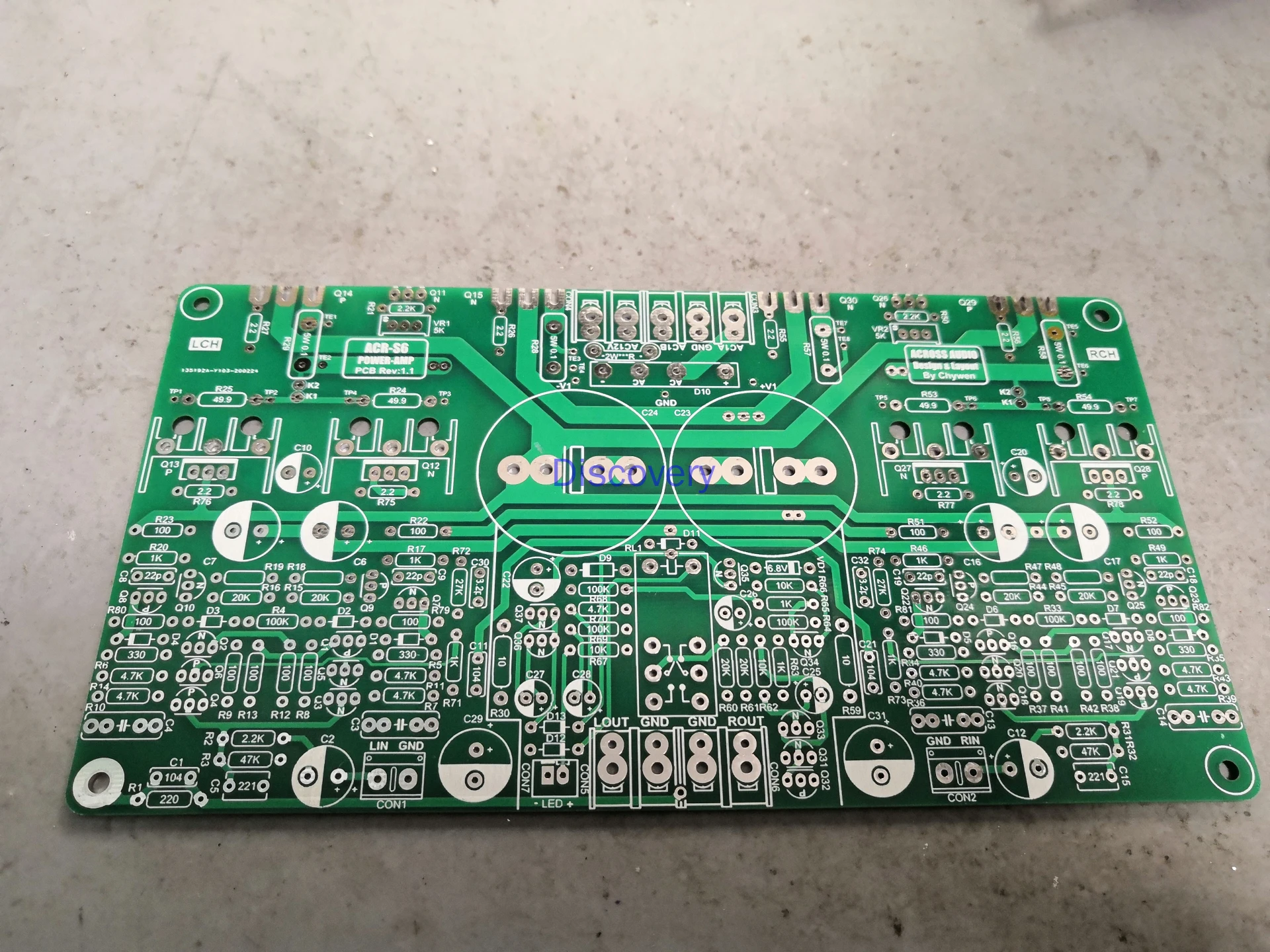 Улучшенная печатная плата усилителя мощности YBA (пустая плата) | Бытовая техника