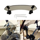 Прозрачный удлинитель ветрового стекла для мотоцикла, регулируемый спойлер Air дефлектор потока, для Aprilia, Honda