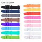 Ремешок силиконовый для часов Swatch Band, Цветной Резиновый сменный спортивный браслет, аксессуары для часов, 12 мм 16 мм 17 мм 19 мм 20 мм