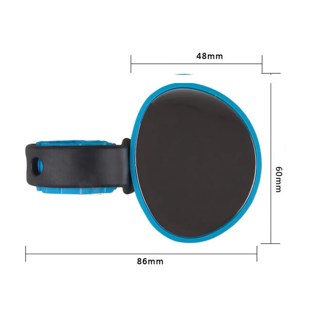 Велосипедный руль резиновое зеркало заднего вида 360 градусов поворотные