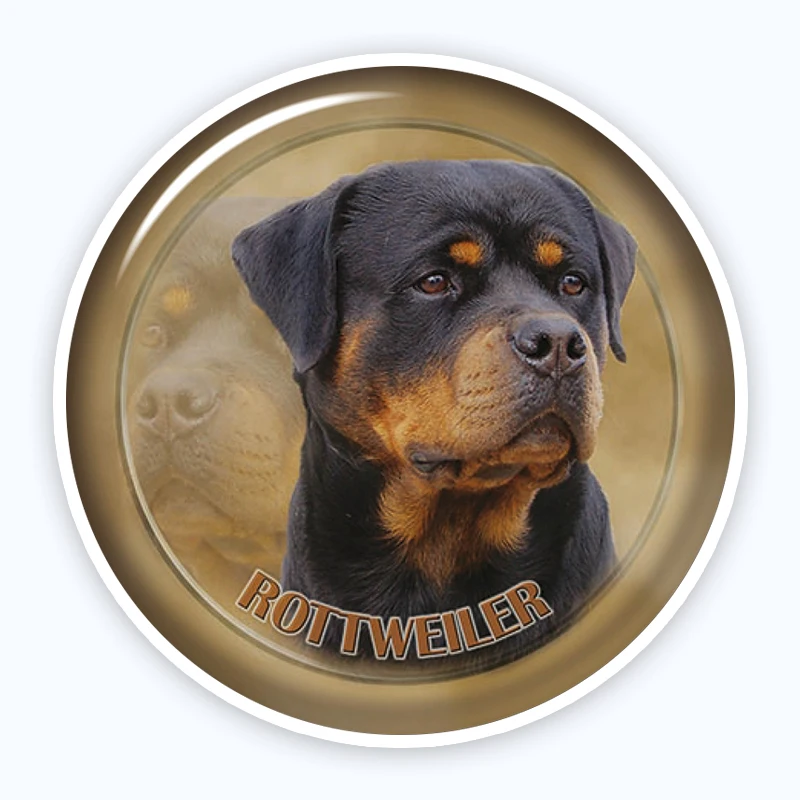 A0691 # различные размеры Съемная наклейка Rottweiler 88 водонепроницаемые аксессуары на