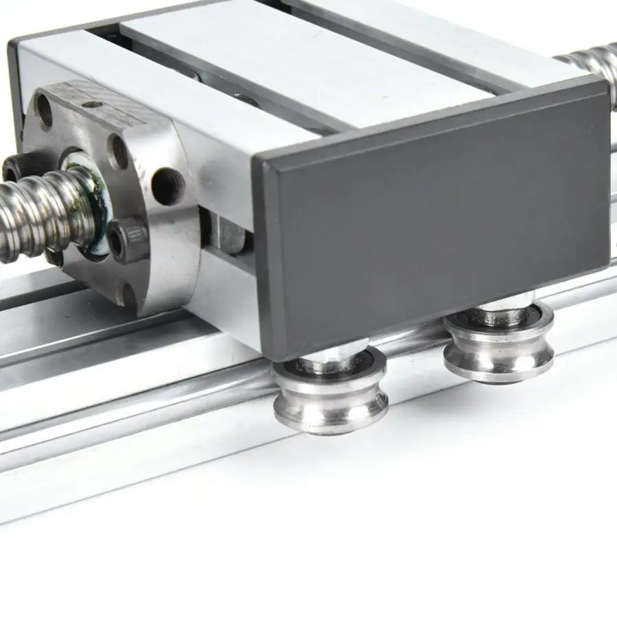 200 мм шариковый винт скользящий линейный направляющий одинарный вал ход с 57