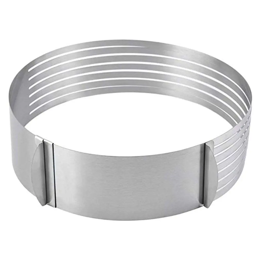 Регулируемое кольцо для Мусса 3D круглые и квадратные формы торта из нержавеющей