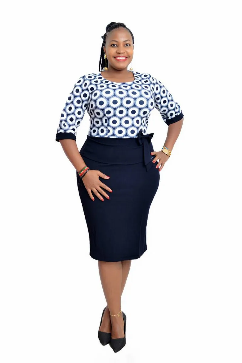 Размера плюс с Африканским принтом платья для женщин в африканском стиле узором