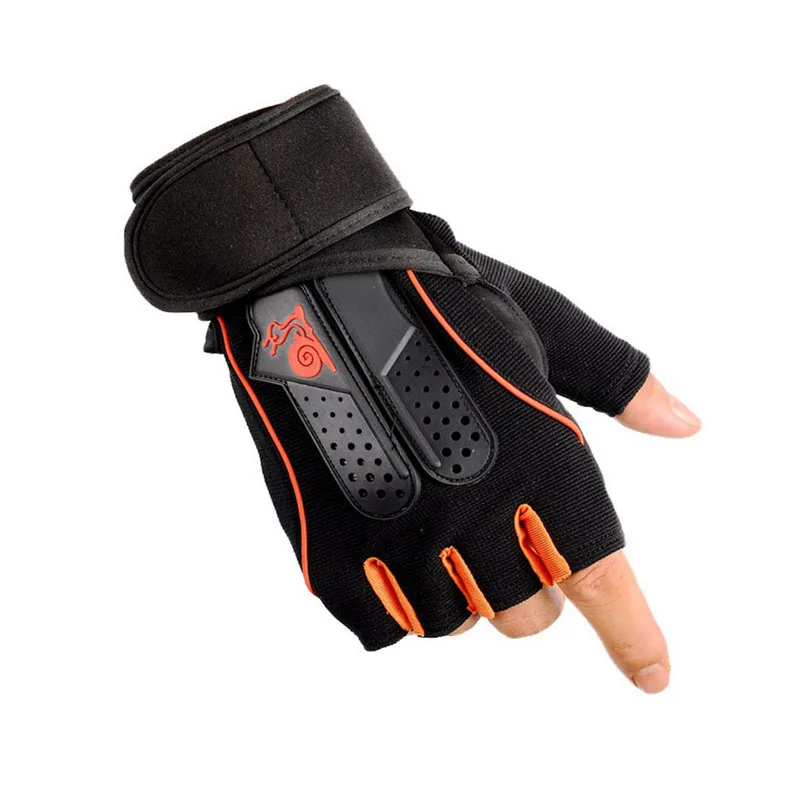 

Fitness Bike Cycling Gloves Half Finger Men Women Breathable Wrist Support Gym Dumbbell Weightlifting Gloves Sport Training Gear