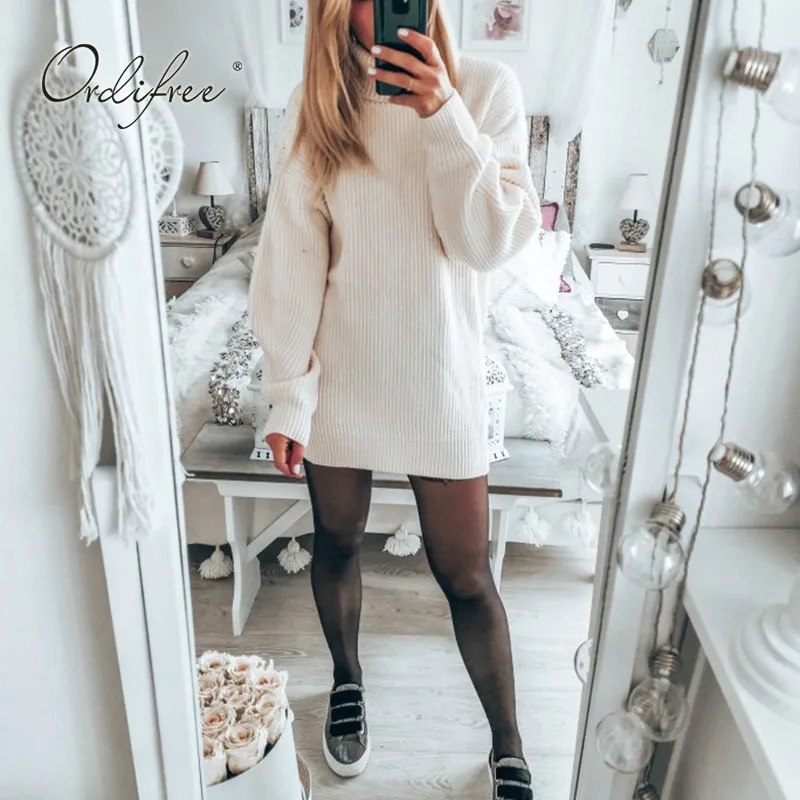 Свитер Женский вязаный оверсайз Осень-зима 2020 | Женская одежда