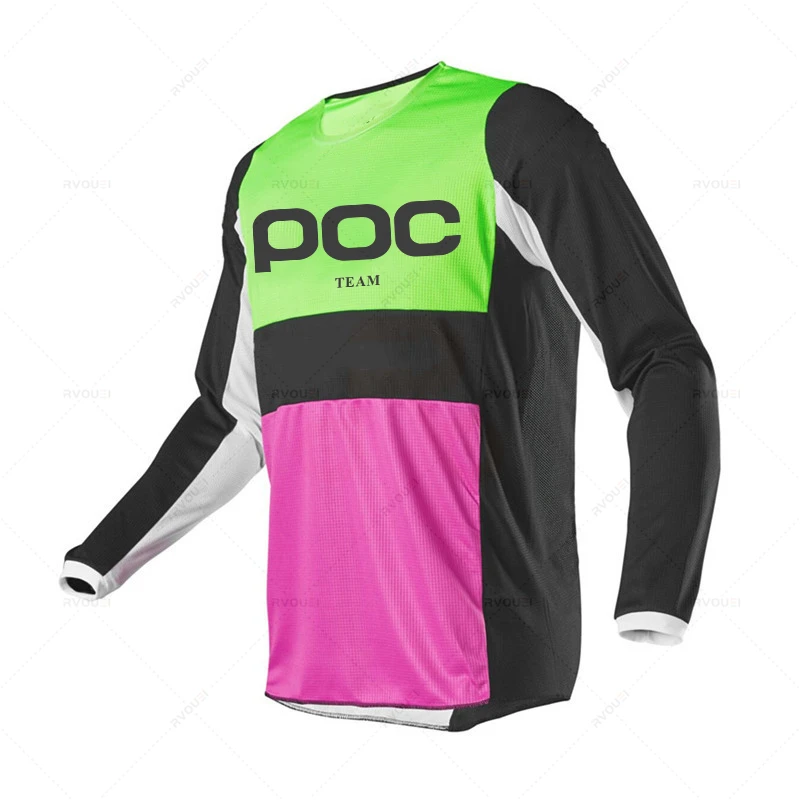 

2022 мужские горнолыжные Джерси, мотоциклетная Джерси, одежда для мотокросса, одежда FXR Bike DH Team Poc, рубашки для горного велосипеда, внедорожник...