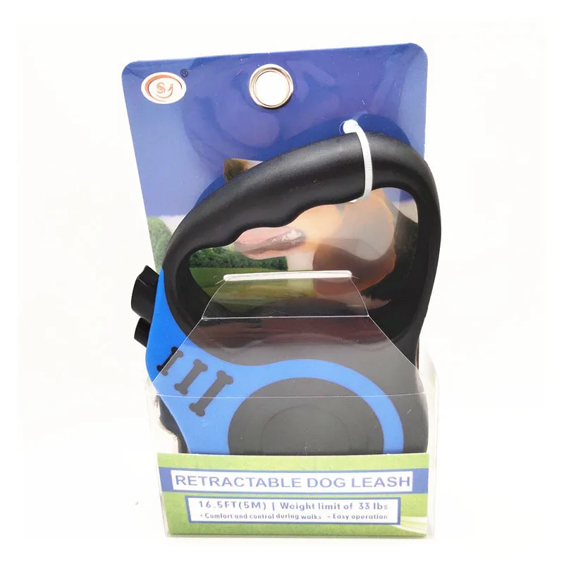 Прочный поводок для собак автоматический Выдвижной Нейлоновый Поводок кошек и