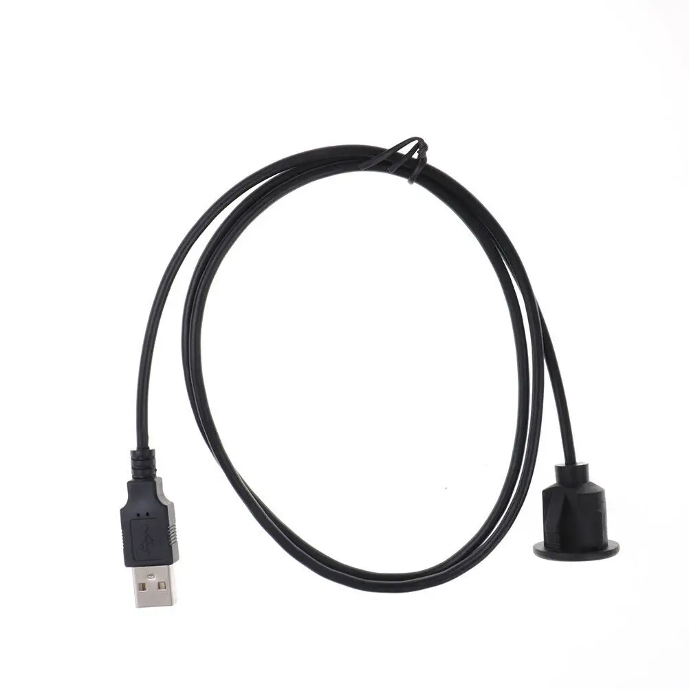 1 шт. м Автомобильная приборная панель крепление USB 2 0 гнездо Папа-мама Панель