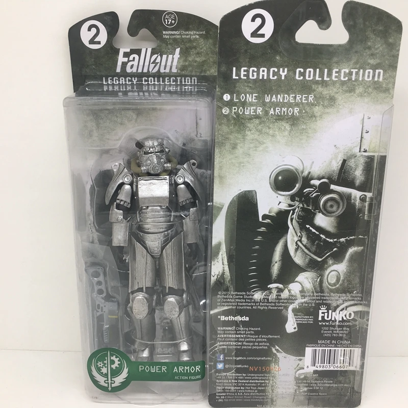 Игрушечная фигурка Fallout 4 одиночный Странник Power Armor из ПВХ экшн-фигурка для детей