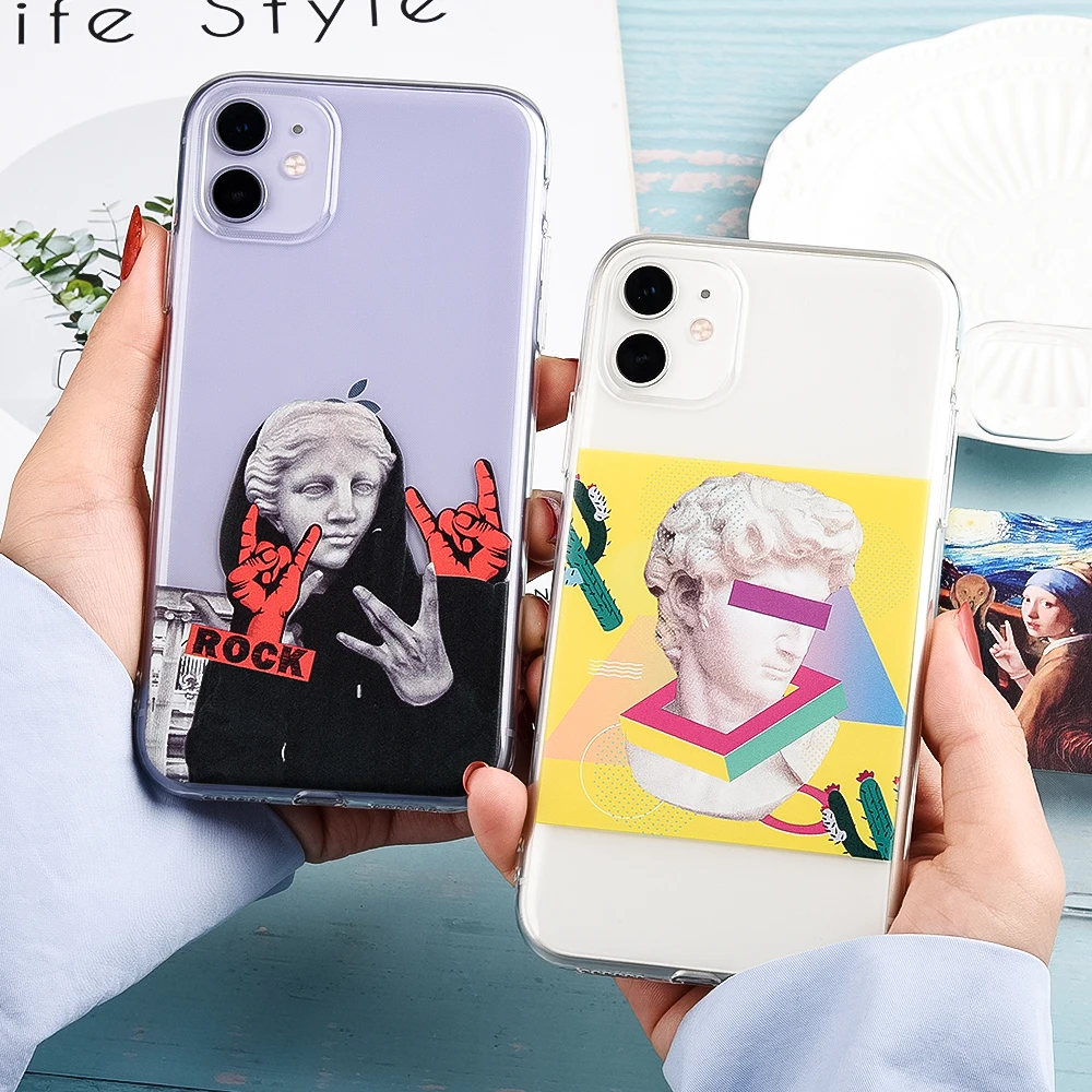 Альтернативная статуя Дэвида искусство Модный Новый чехол для телефона мягкий