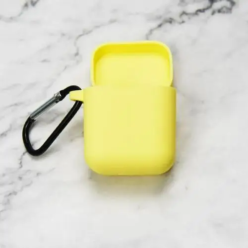 6 Силиконовый чехол для Xiaomi Air Беспроводная bluetooth-гарнитура для Xiaomi Airdots Pro анти-капля коробка для хранения пыли с застежкой-крючком - Цвет: 6
