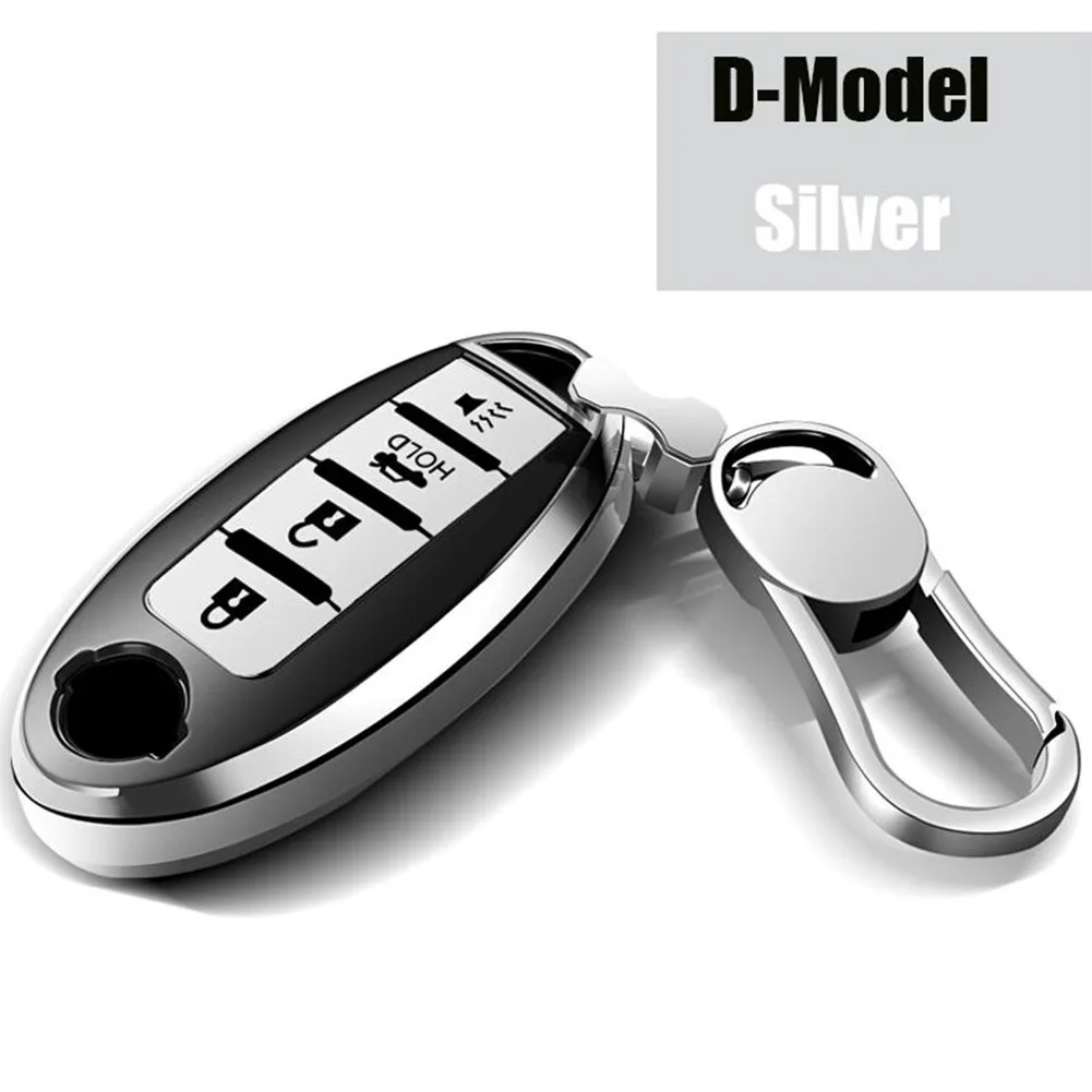 

Car Key Case Protective Cover For Sylphy Genuine Leather Key Case Cover Key Chain High Quality Hardware