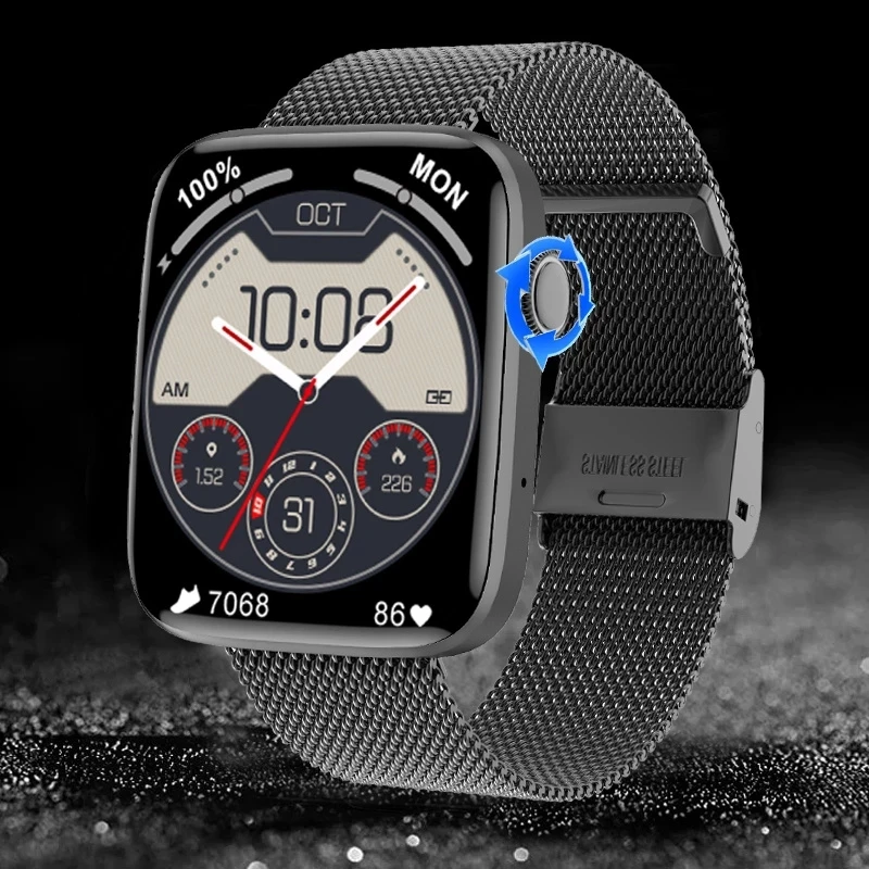 

Смарт-часы с сенсорным экраном 1,8 дюйма, IP68, GPS, Bluetooth