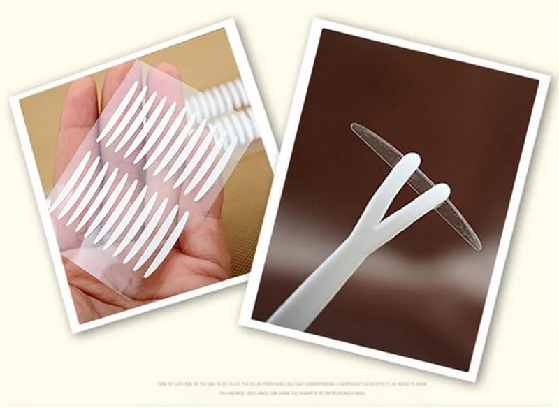 New 11 Pairs Invisible Double Eyelid Tape Sticker Beautiful Eyes Reflective Stickers For Women | Красота и здоровье