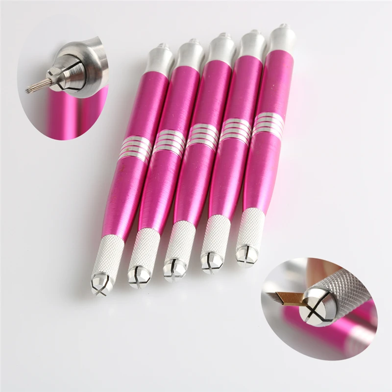 Ручка для микроблейдинга Перманентный макияж бровей ручная Татуировка ручка 3D