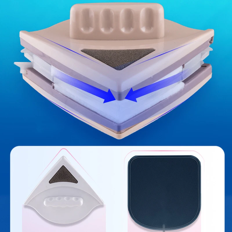 Baffect Double Side Glass Cleaning Brush Magnetic Window Cleaner Magnets Household Wiper Tools for Washing | Дом и сад