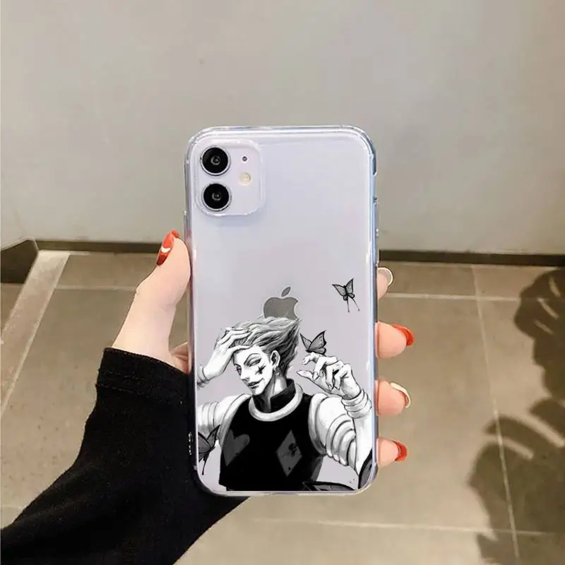 

hunter x hunter Anime Comics Phone Case Transparent for Clear iPhone case 11 12 mini pro XS MAX 8 7 6 6S Plus X 5S SE 2020 XR