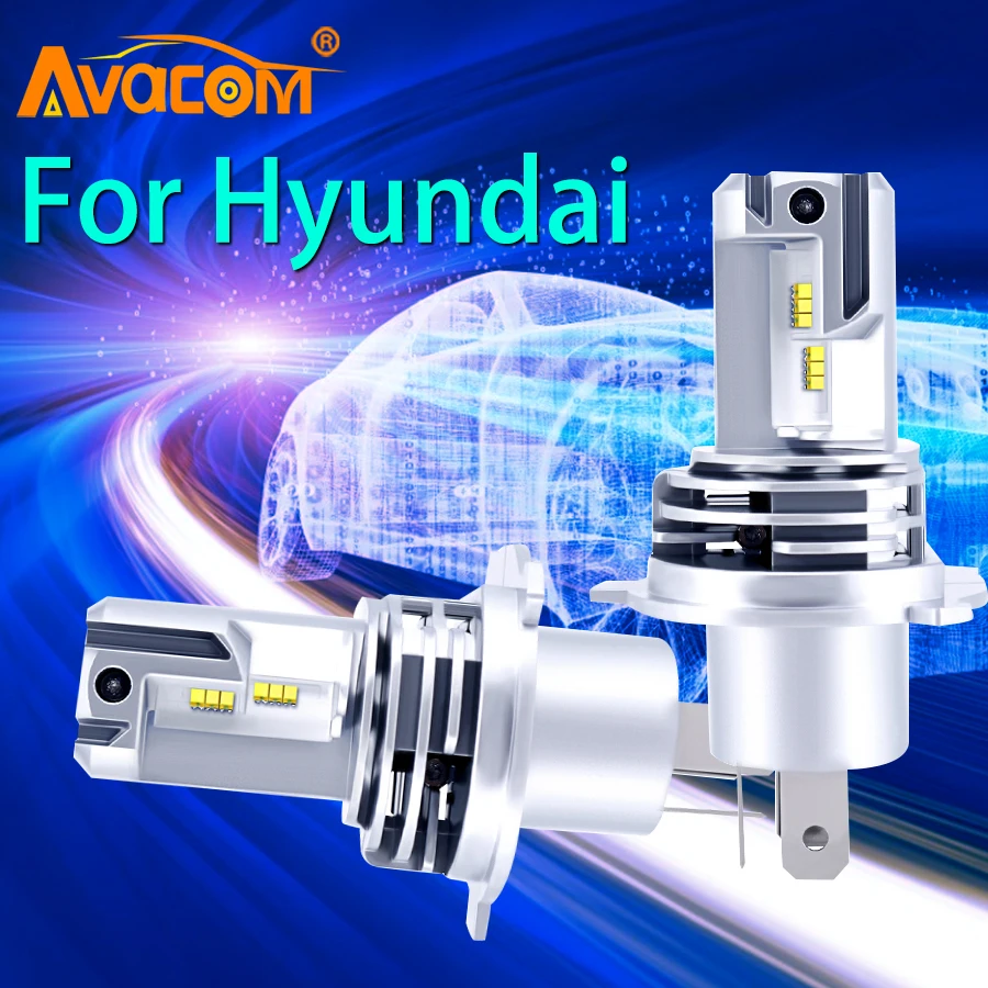 Avacom 2 предмета светодиодный автомобилей головной светильник лампы 12V H7 H4 6500K