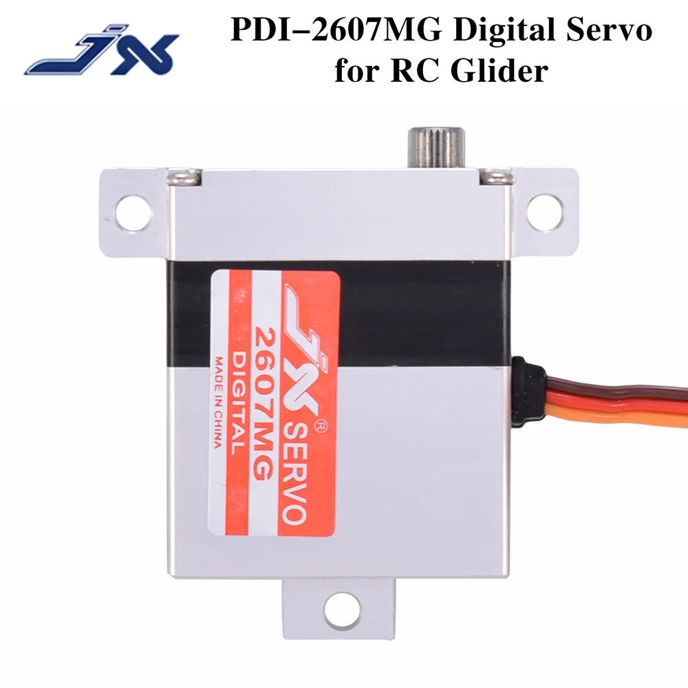 JX Servo PDI 2607MG 7 2 кг 0.13sec Цифровой Металлический Алюминиевый Чехол сервопривод крыла