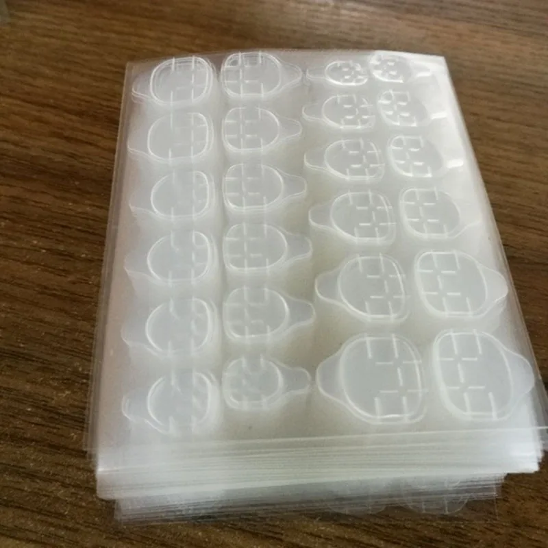 1/5/10 листов двухсторонний клей-наклейка клейкая лента прозрачный клей для ногтей