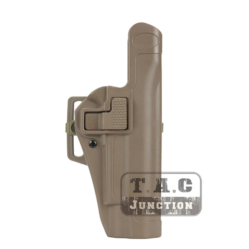 

Tactical Serpa Level 2 Auto Lock Duty Right Hand Paddle Belt Loop Pistol Holster w/ STRIKE MOLLE Platform For Colt 1911 M1911