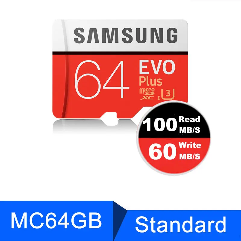 SAMSUNG Micro SD 128 Гб 64 ГБ 32 ГБ карта памяти 256 Гб класс 10 Microsd SDHC/SDXC TF C10 с OTG кардридер заголовок sd-карта 512 ГБ - Емкость: MC64G U3 Class10