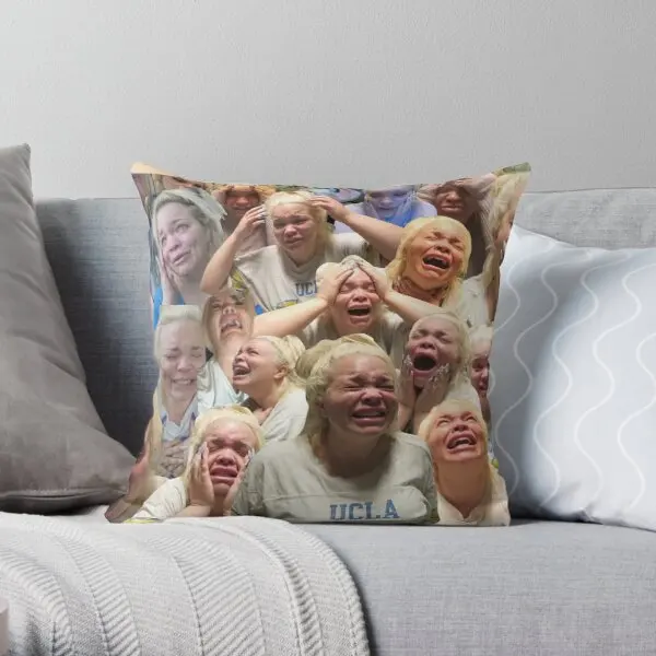 

Trisha Paytas Crying Soft ative Throw Pillow Cover Pillow Case Cover Wedding Bed Pillows NOT Included