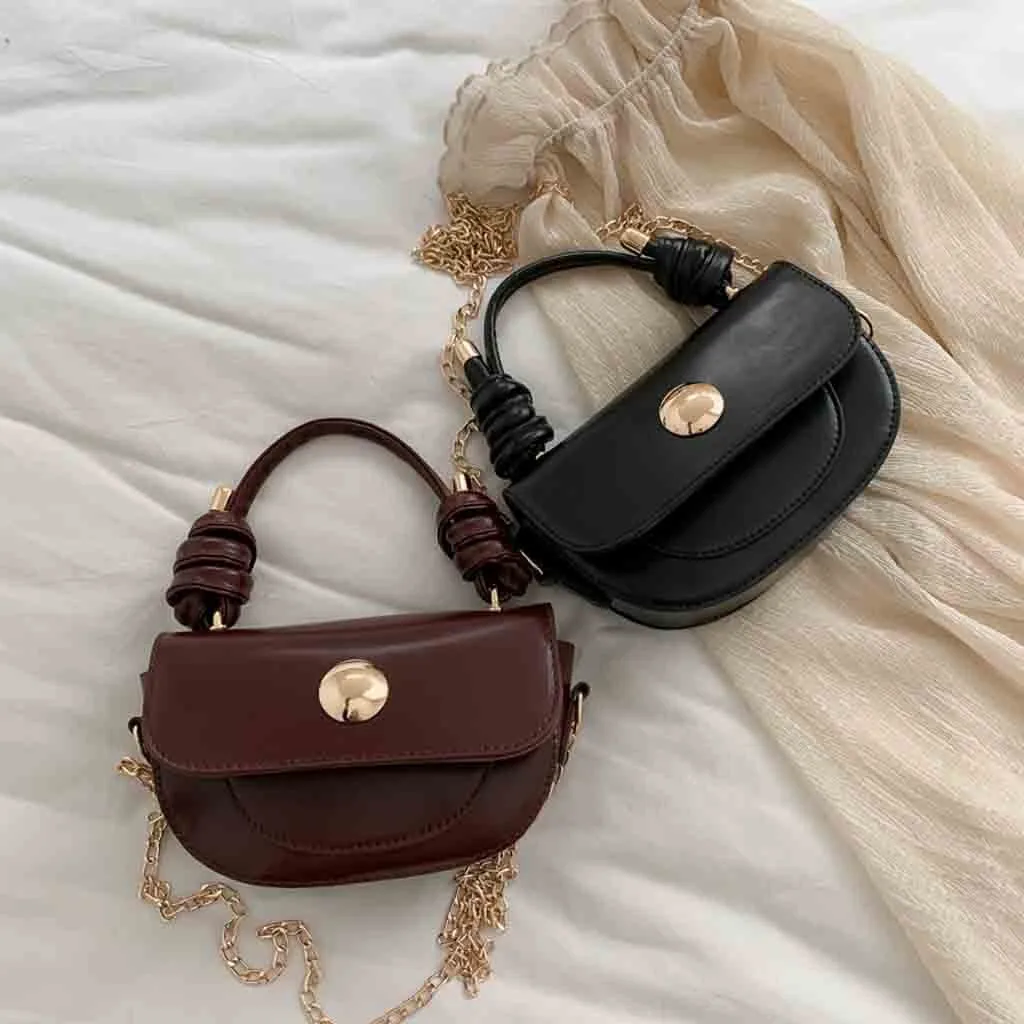 

2020 Ladies Retro Handbag 2020 Spring New Shoulder Messenger Bag Fashionable Wild Bag Bag 2020 Hot New Trendy Fashion Ladies Th