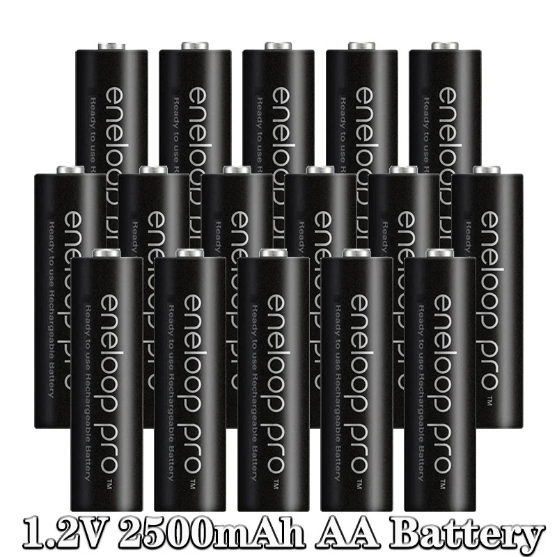 

100% Original Eneloop Pro 1.2V AA Battery For Flashlight Toy Camera PreCharged High Capacity Rechargeable Batteries