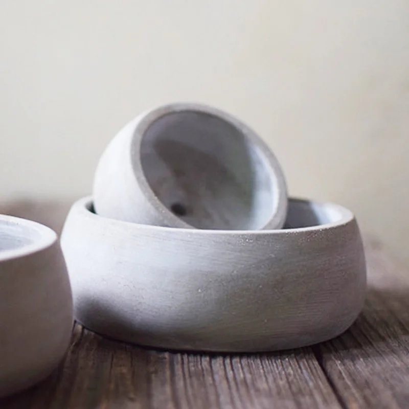 Большая силиконовая форма в форме чаши для растений сделай сам цементного цветка