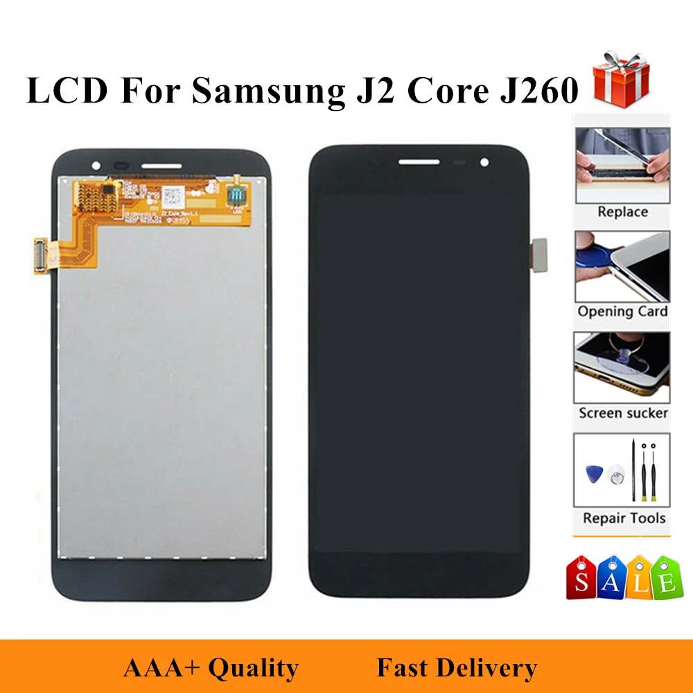 

ЖК-дисплей для Samsung Galaxy J2 Core 2018 J260 J260M/DS J260F/DS J260G/DS сменный сенсорный экран с цифровым преобразователем в сборе