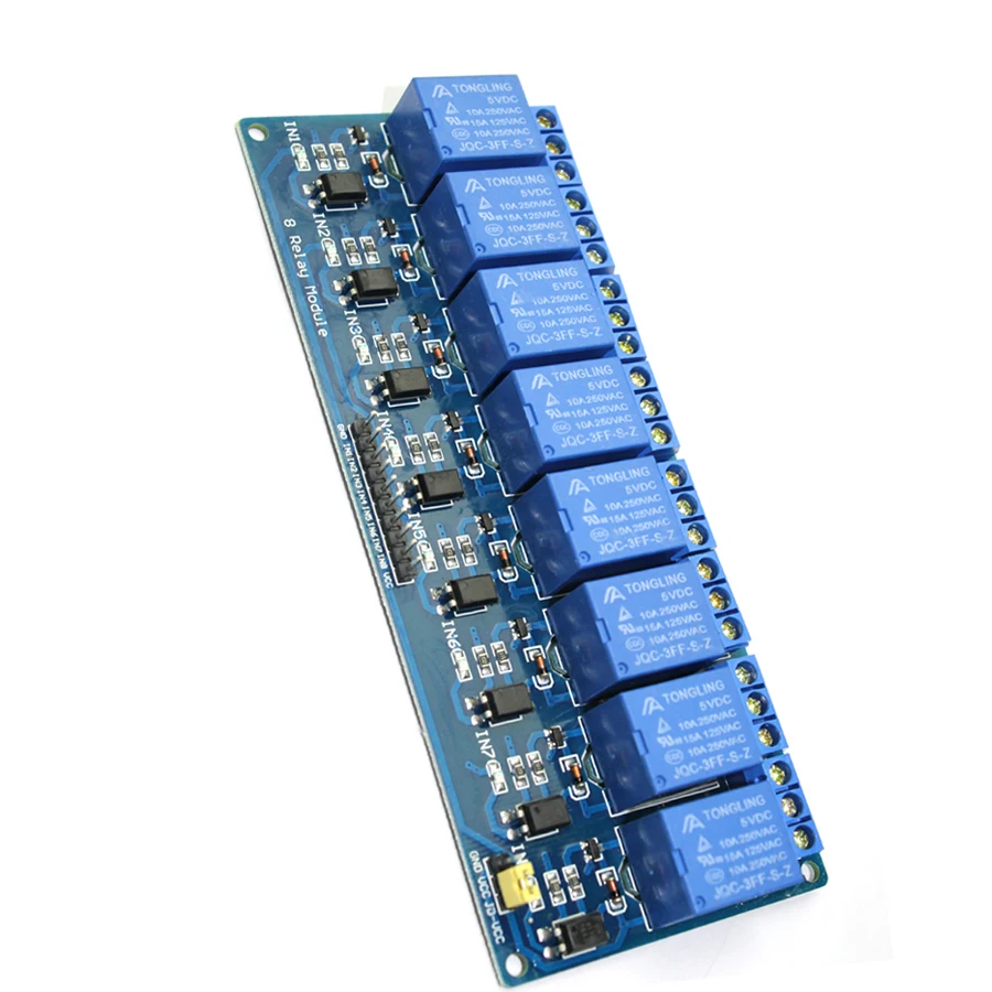

DC 5V/12V 8 Channel Relay Module 8 Way Relays With Optocoupler For Arduino PIC AVR MCU DSP ARM 8-Channel Relay Expansion Board