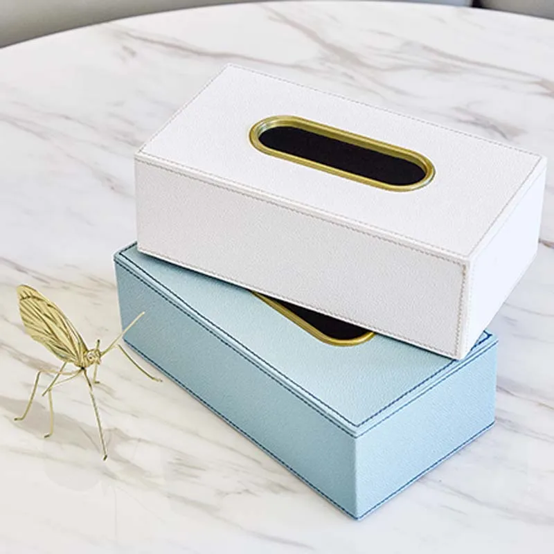 

Napkin Boxes коробка для салфеток European Modern And Simple Type Tea Table Paper Box Pure Color Home Cortex Tissue Storage Case