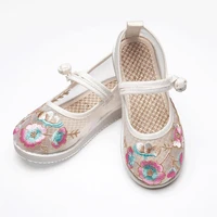 baby girls casual shoes toddler shoes childrens embroidered flower shoes summer breathable girls sandals kids girl flat sandals