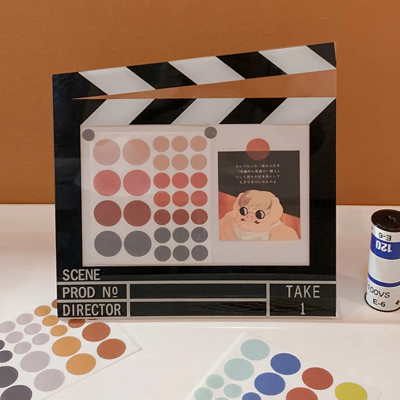 Креативные Dots записываемые декоративные наклейки Label дневник стационарный