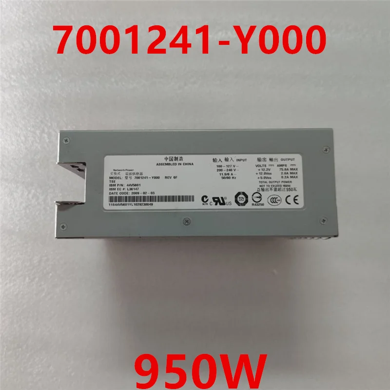 

Почти новый оригинальный блок питания для IBM 520 7703 8203-E4A P6 950 Вт, импульсный источник питания 7001241-Y000 44V5601 44V6477 74Y6726 44V5097