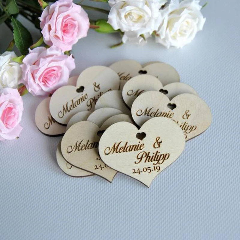 Магнит для сохранения даты деревянный с гравировкой на заказ сохранить дату