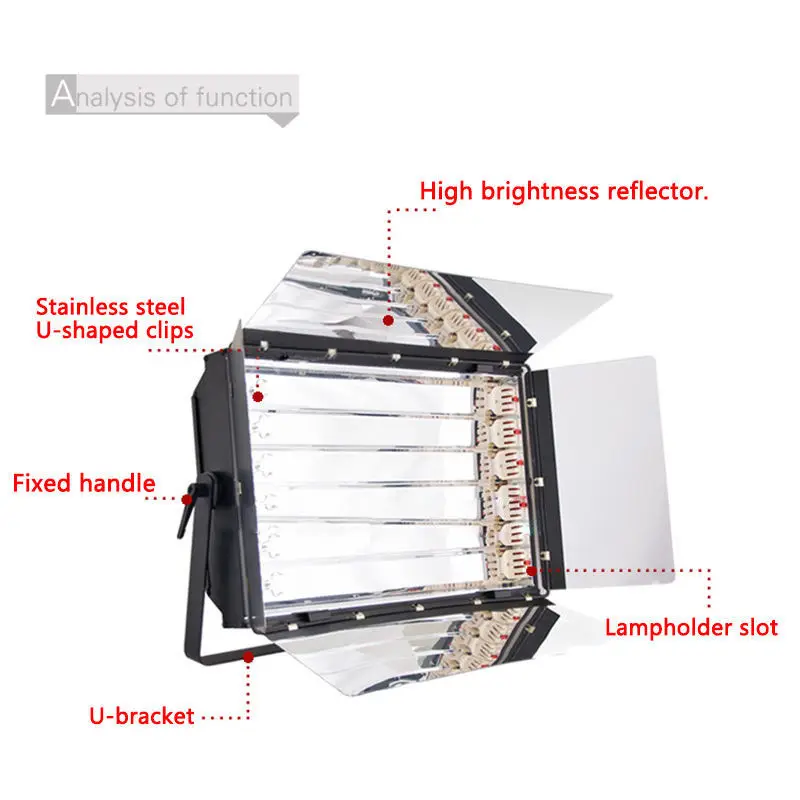 Люминесцентное освещение ALUMOTECH Osram Light 6 Bank * 2 эквивалентно лампе накаливания 660 Вт