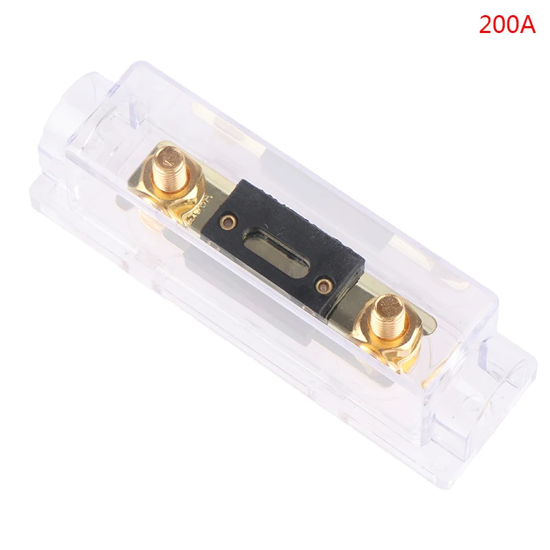 Прозрачный 100 200 300 AMP ANL Fuse Держатель болтов-on автомобильные держатели